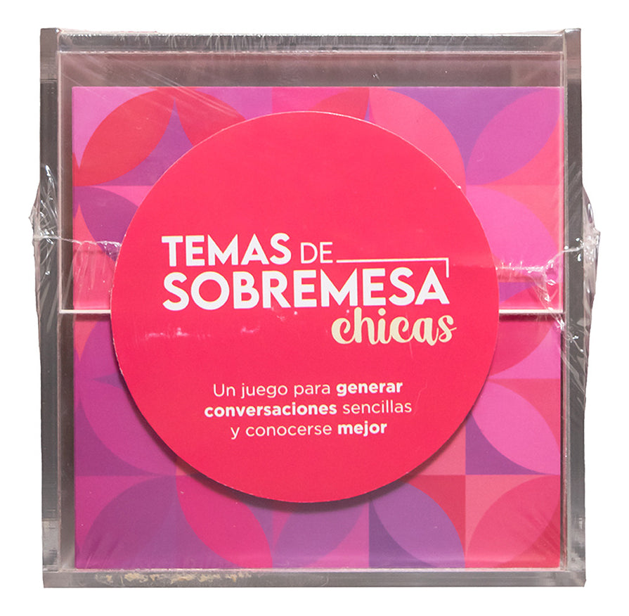 Juego De Cartas Temas De Sobremesa Chicas