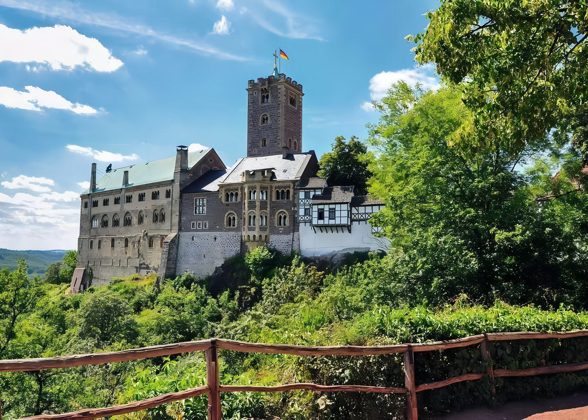 Rompecabezas Castillo De Wartburg 1000 Pzas. 19783 Ravens