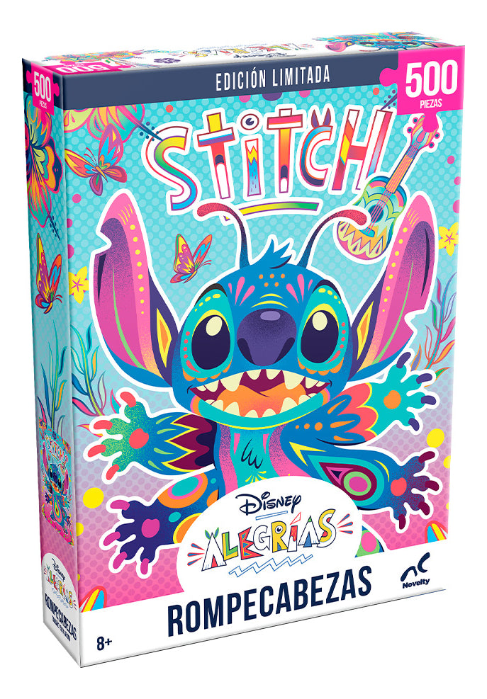 Stitch Disney Alegrías Rompecabezas 500 Piezas | Puzzle Original Coleccionable Ideal Para Niños Y Adultos