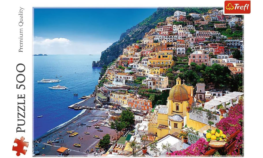 Rompecabezas Trefl Paisaje Positano Italia 500 Piezas 14+