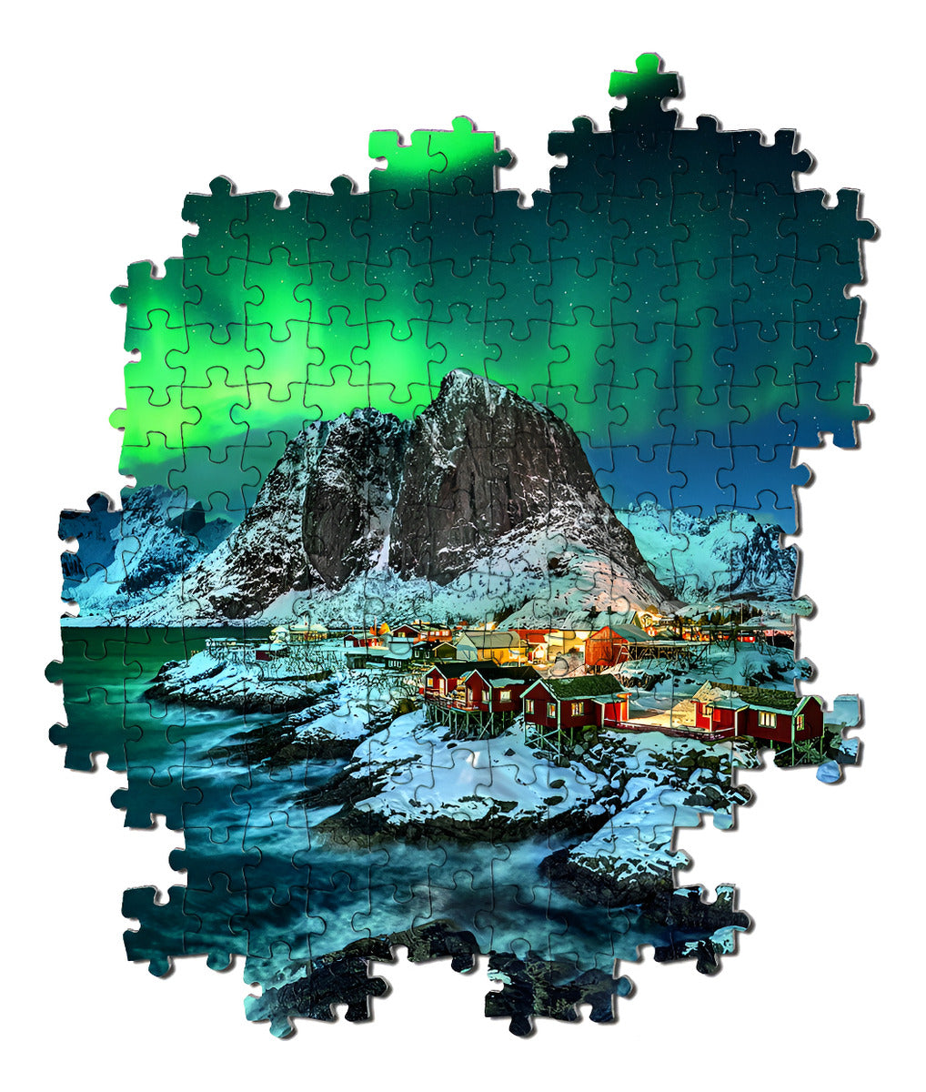 Rompecabezas Islas Lofoten Aurora Boreal 1000 Pz Clementoni