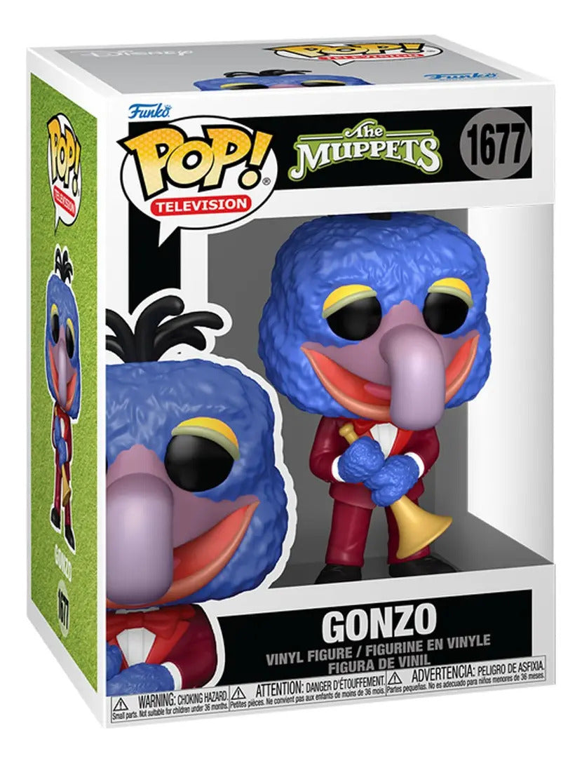 Kit Muppets: 1 Fozzie + 1 Kermit + 1 Piggy + 1 Gonzo
