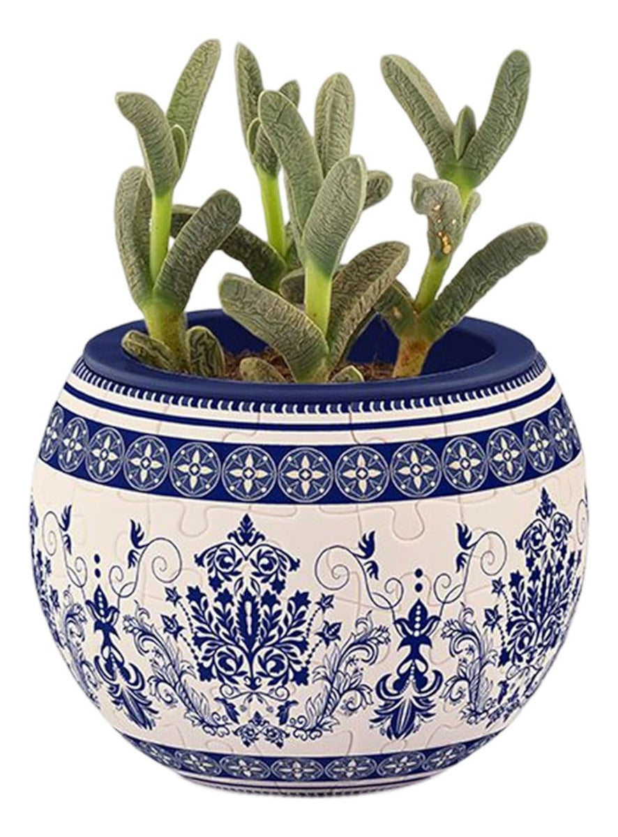Peacerelax Maceta Rompecabezas 3d Estilo Ornamental Clásico