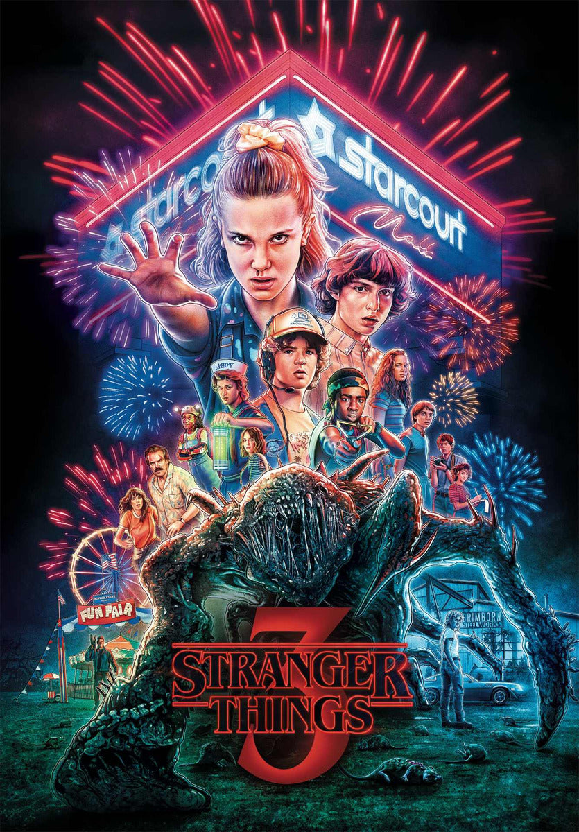 Rompecabezas Stranger Things 3 Starcourt 1000 Pz Clementoni