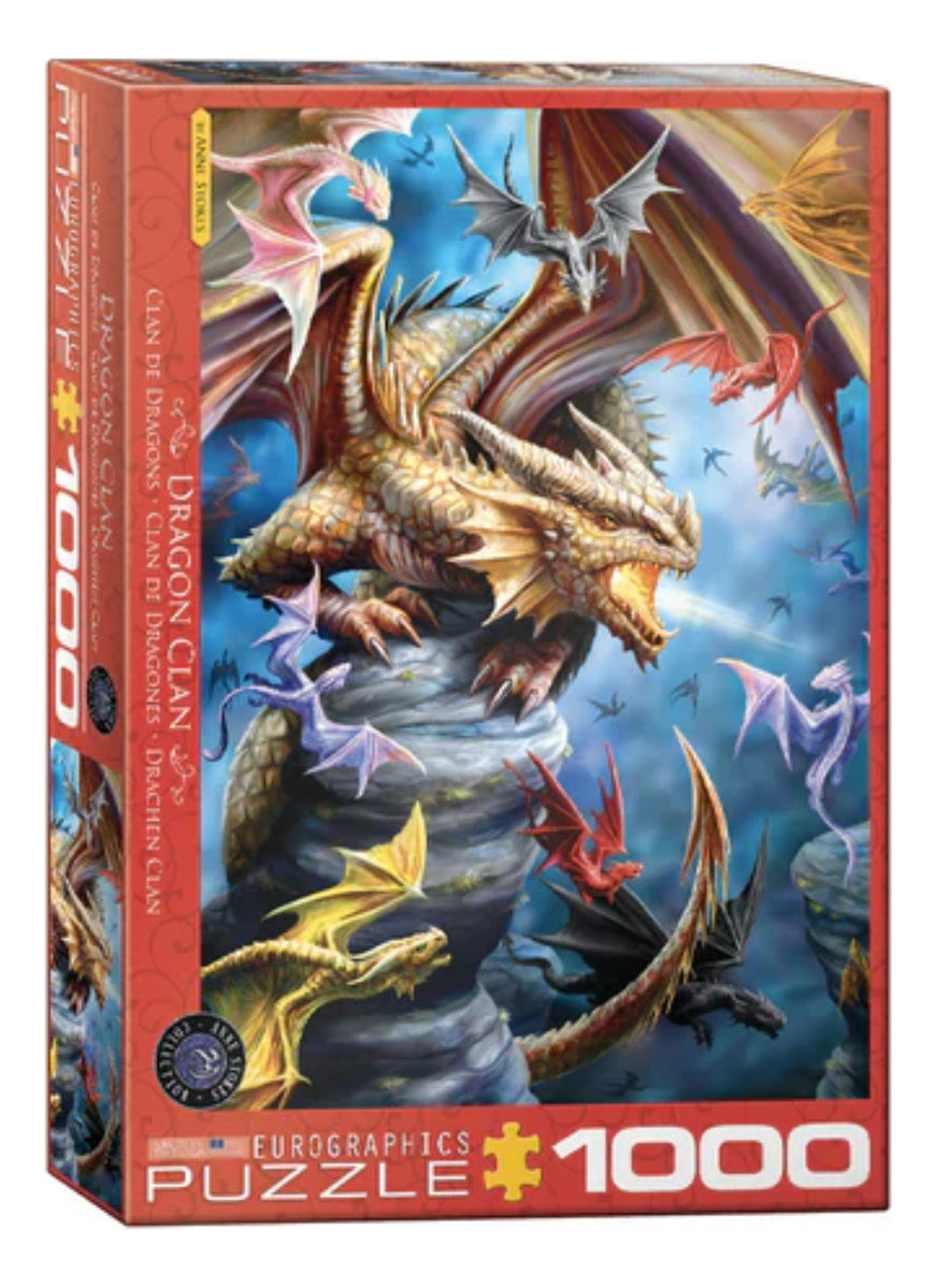 Eurographics Dragon Clan De Anne Stokes Rompecabezas De 1000
