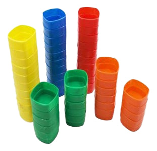 Edu-048 Godete Material Didáctico Plástico 50 Piezas Eduplas