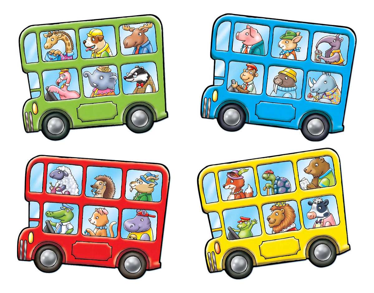 Mini Game Little Bus Lotto Orchard Toys Juego Lotería Infantil 2-4 Jugadores