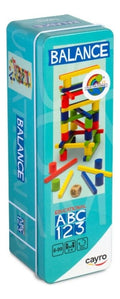 Balance Equilibrio De Madera En Caja De Metal Travel Size