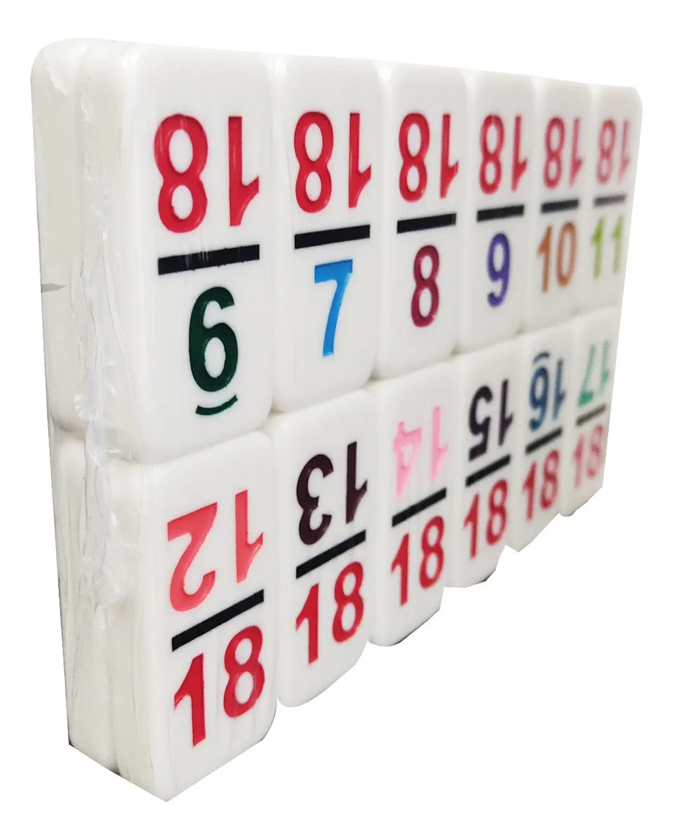 Domino Cubano De Doble 18 Numeros Chh