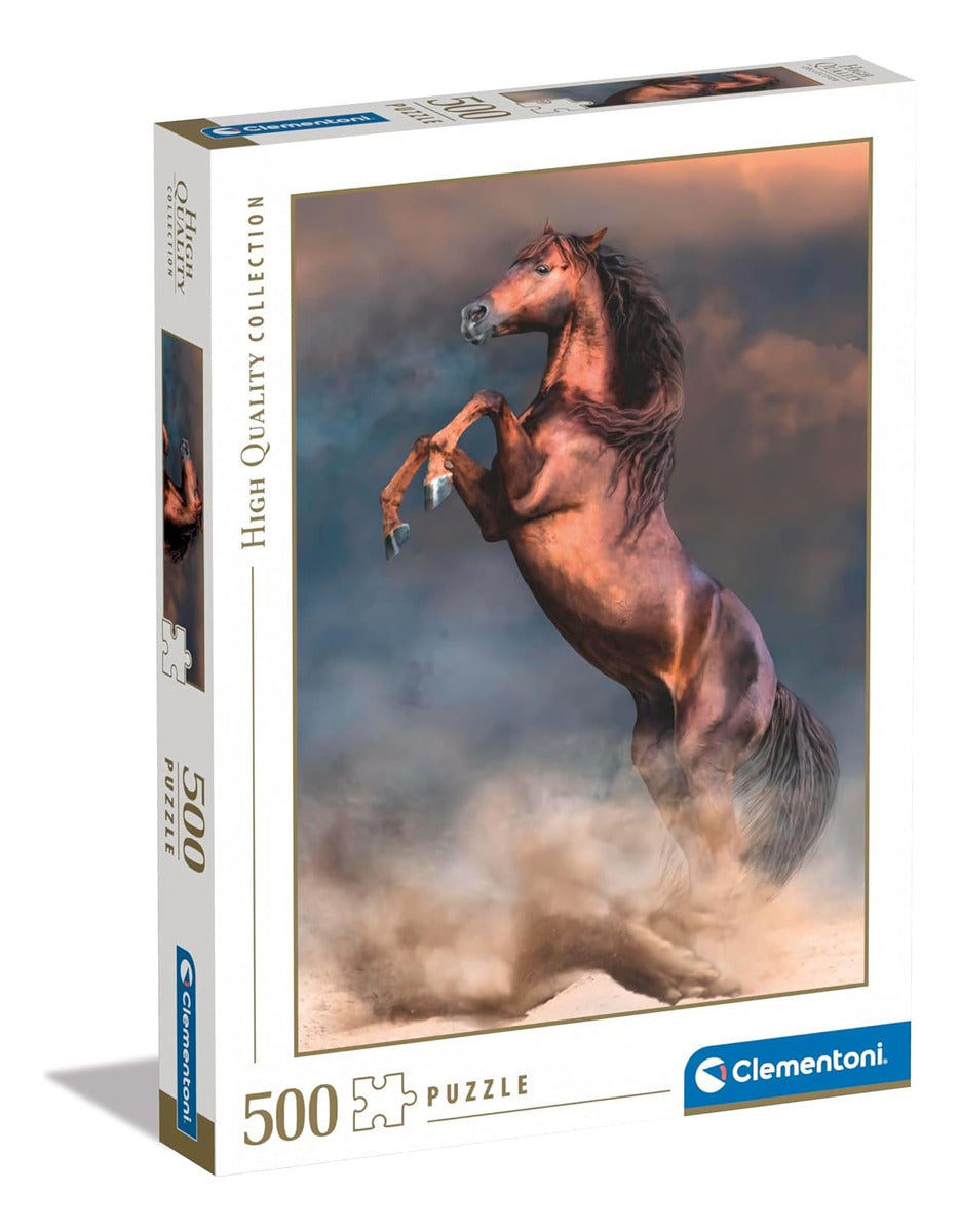 Clementoni Caballo Wild Red Stallion Rompecabezas 500 Pzs