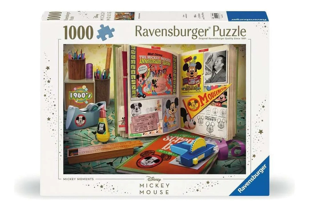 Rompecabezas Ravensburger 1960 Mickey Moments 1000 Piezas