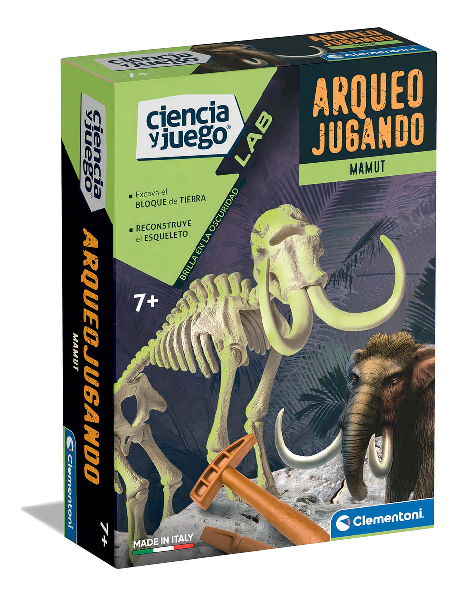 Juego De Arqueologia Figura Mamut Excava Clementoni Cantidad De Piezas 13