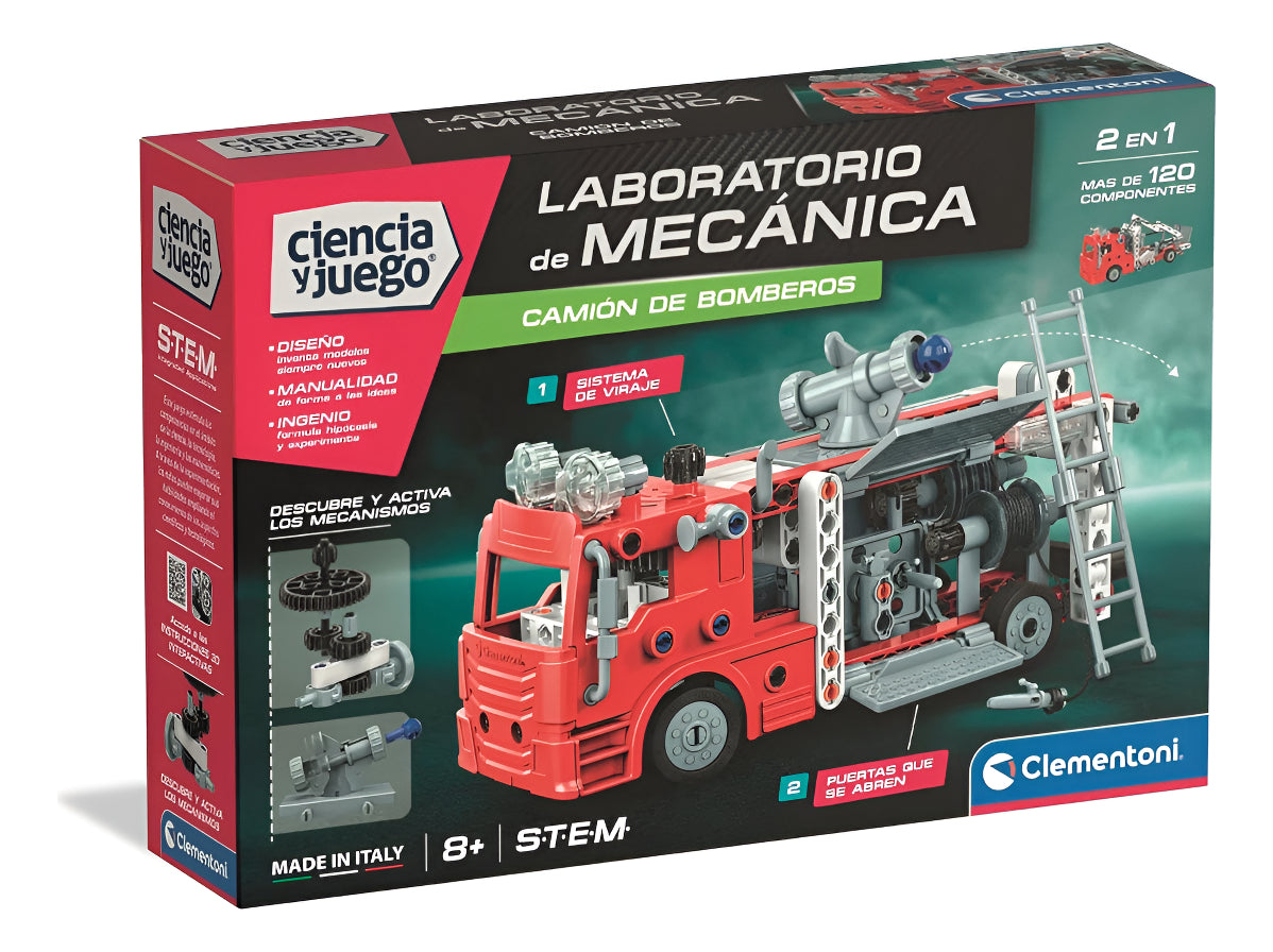 Clementoni Ciencia Y Juego Build Mechanic Camión De Bomberos