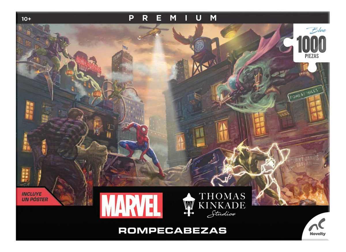 Rompecabezas Premium Marvel 1000pz Thomas Kinkade Blue Board