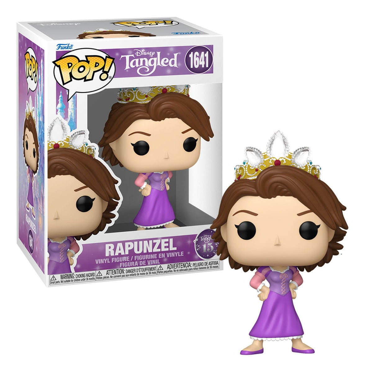 Funko Pop! Enredados 15 Aniv - Rapunzel Morena Con Corona