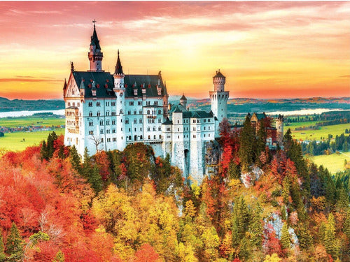 Puzzle Rompecabeza 1500 Piezas Otoño En Neuschwanstein Educa