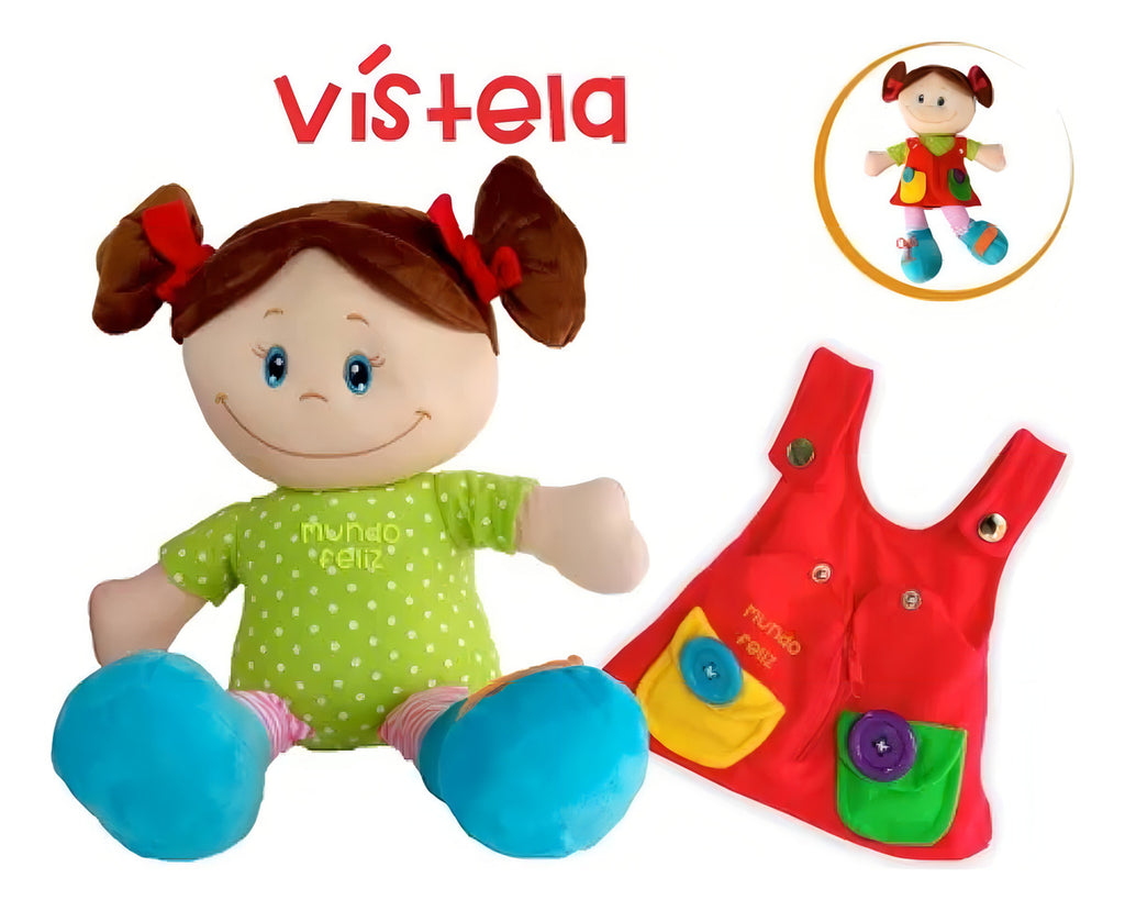 Muñeca Didáctica Para Vestir Ana Estimulación