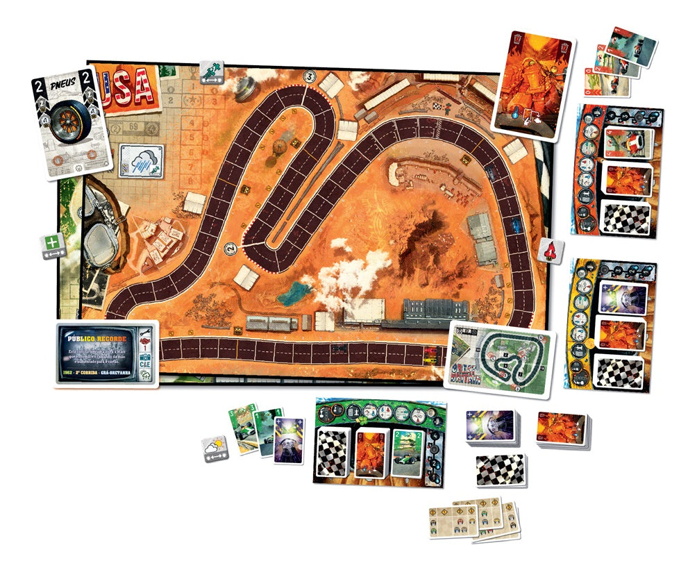 Juego De Mesa Heat En Español Carreras Velocidad Asmodee