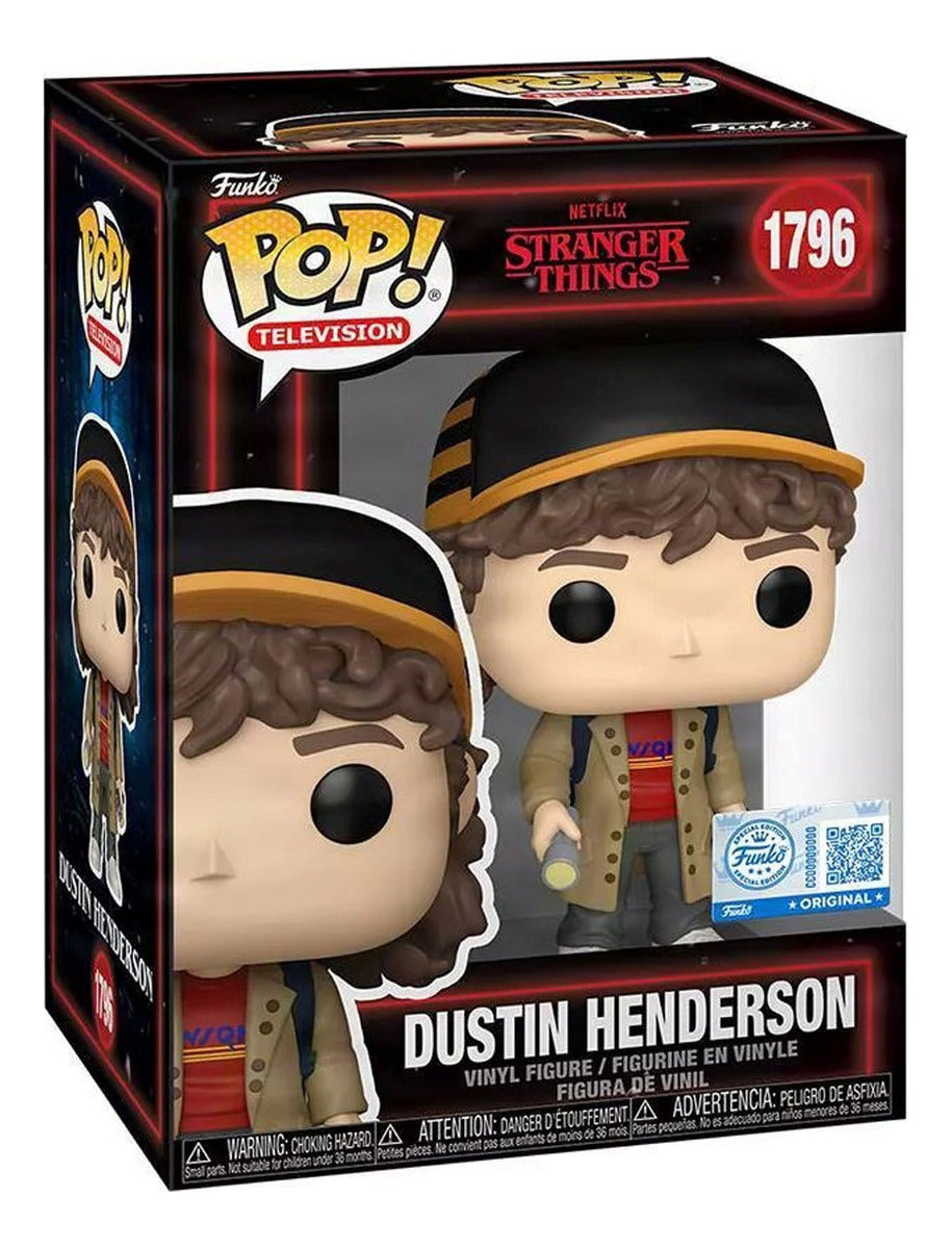 Funko Pop Tv: Stranger Things 5 - Dustin Henderson Exclusivo