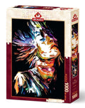 Rompecabezas de arte - Retrato de colores - Rompecabezas de 1000 piezas