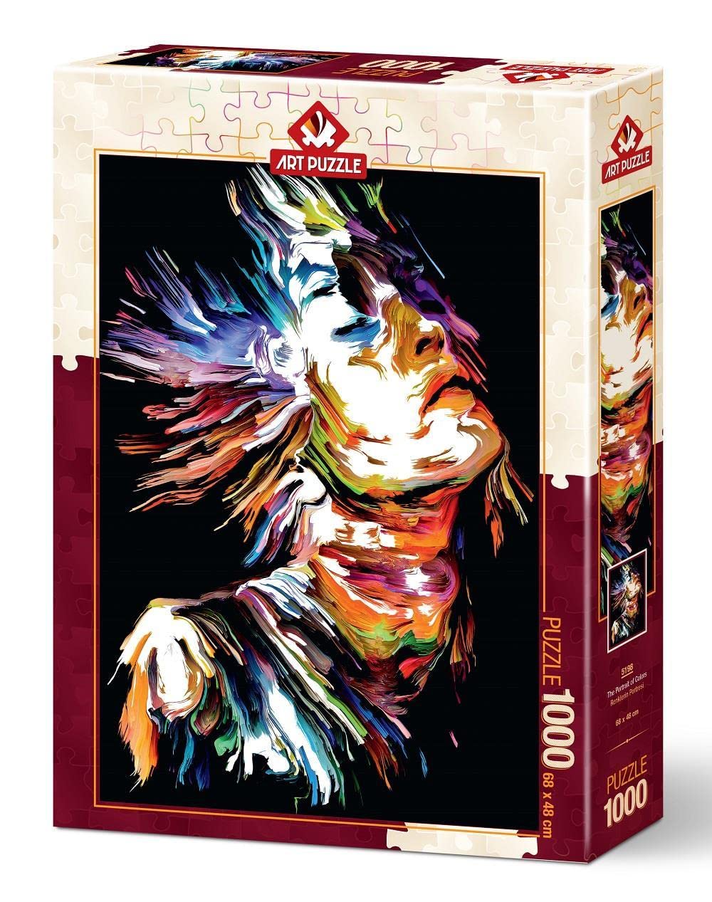 Rompecabezas de arte - Retrato de colores - Rompecabezas de 1000 piezas