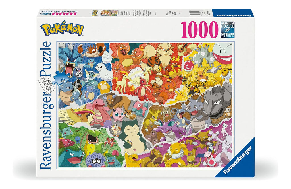 Rompecabezas Aventura Pokémon Ravensburger 1000 Pzas Puzzle