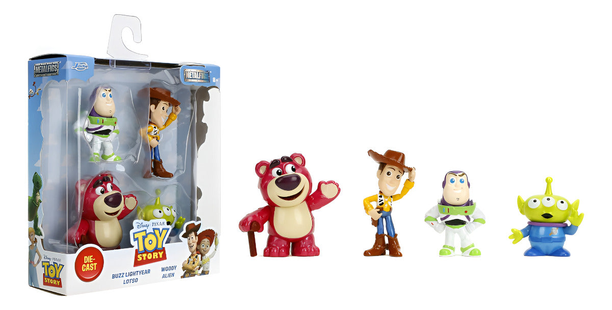 Toy Story Metalfigs 4-pack Buzz Lightyear Woody Alien Lotso