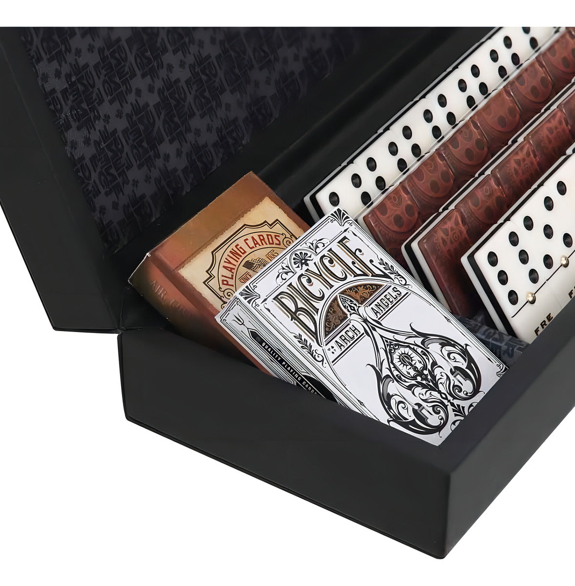 Domino Inglés, Acrílico De 4 Capas, Set De Barajas Bicycle