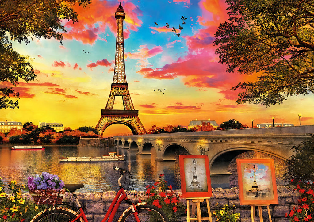 Rompecabezas Educa Borras Puesta De Sol En París 17675 De 3000 Piezas