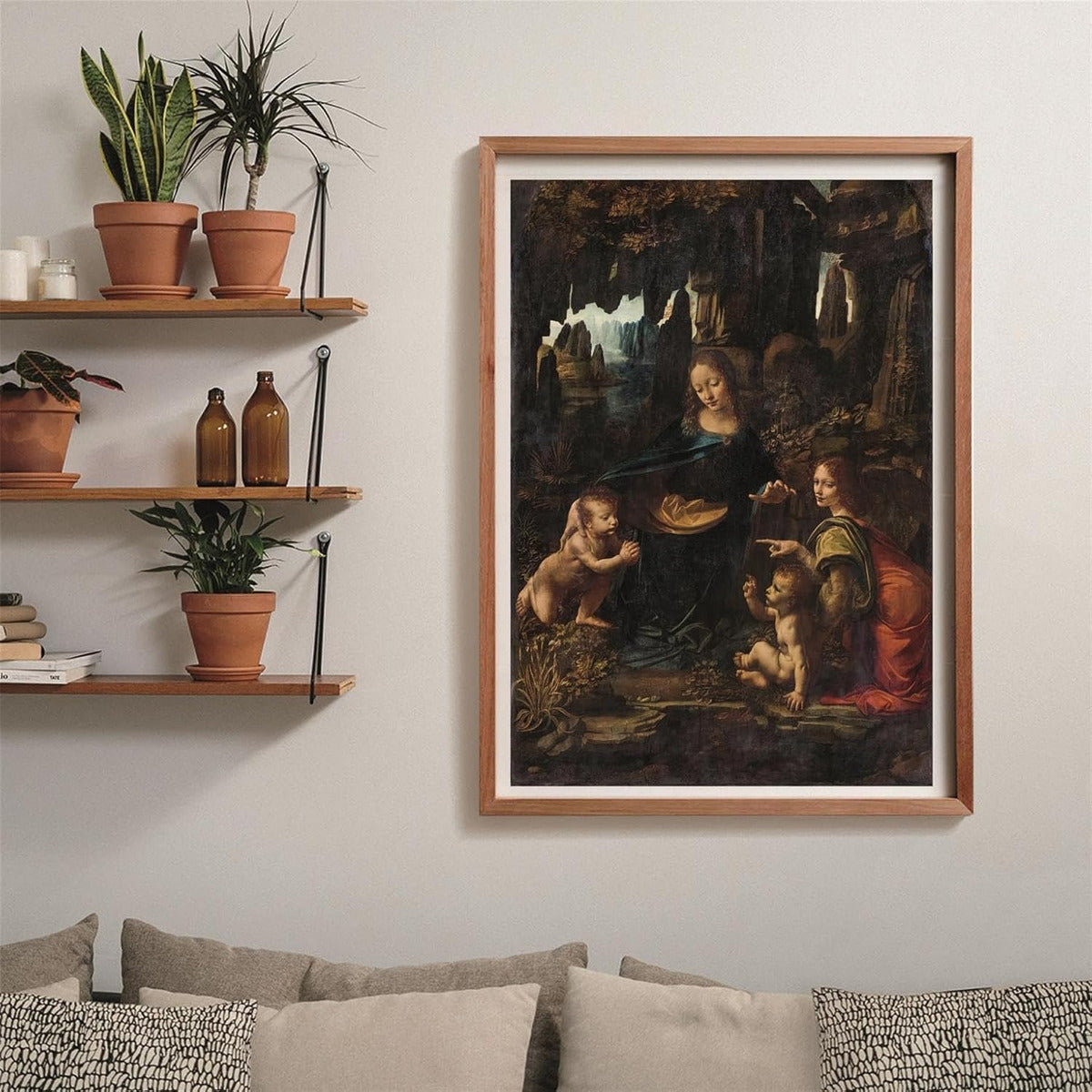 Rompecabezas 1000 Piezas Arte La Virgen De Las Rocas Adultos
