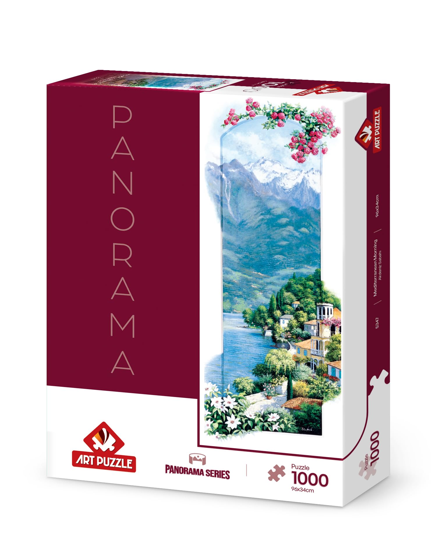 Rompecabezas paisaje mañana mediterranea Panorama Art Puzzle 1000 piezas