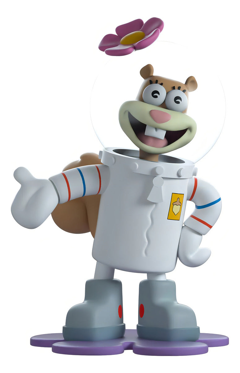 Figura De Colección Arenita Mejillas 17 Youtooz Bob Esponja 4.7 Pulgadas Vinilo