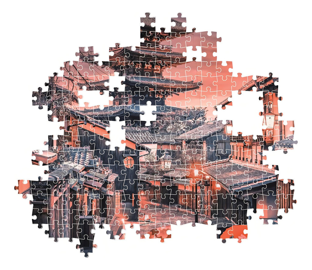 Rompecabezas 500 Piezas Calles De Kioto Japón Clementoni