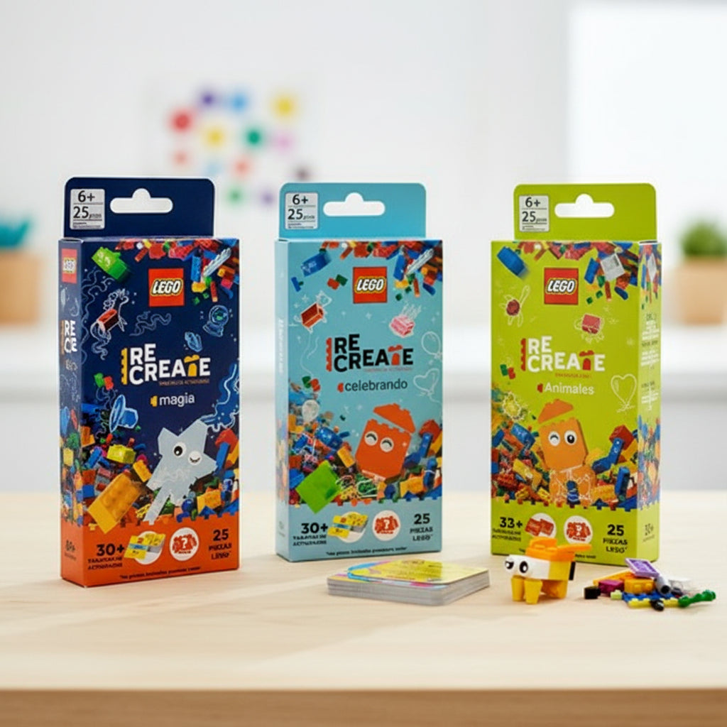 Kit Lego: Juego Magia Creativa + Juego Celebración Divertido + Construcción 25 Piezas Animales