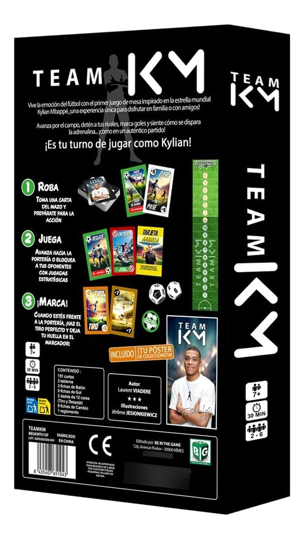 Team Km (kylian Mbappé): Juego De Mesa En Español. Asmodee