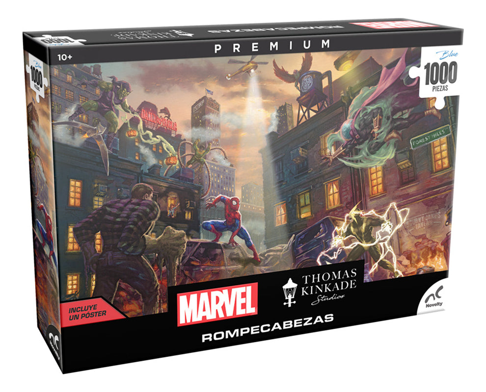 Rompecabezas Premium Marvel 1000pz Thomas Kinkade Blue Board