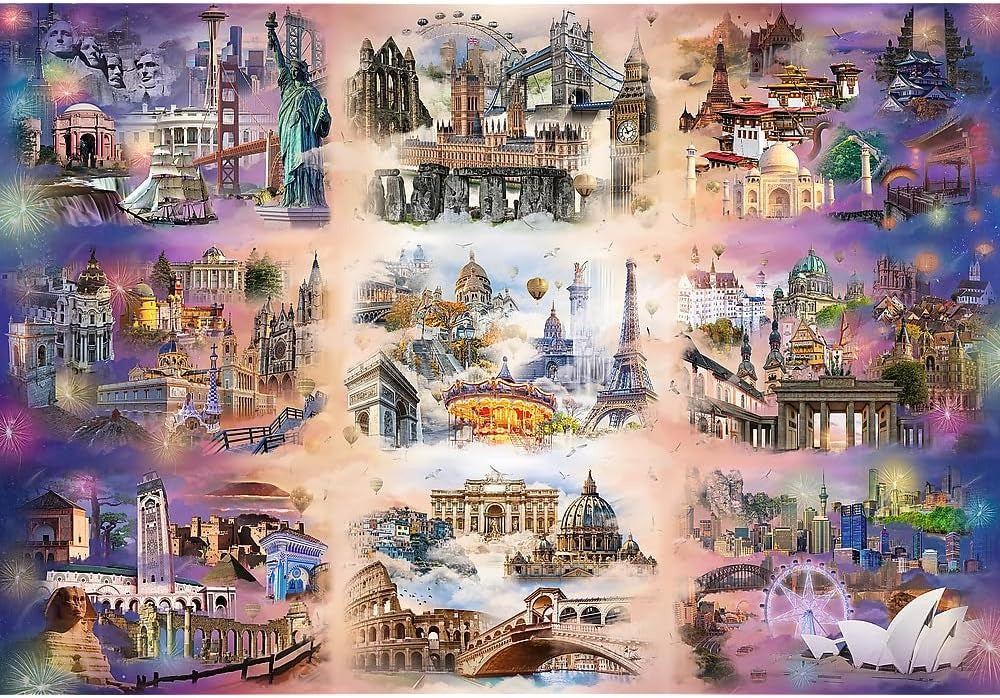 El Mundo Collage Rompecabezas Unlimited Fit 13500 Pzs Trefl