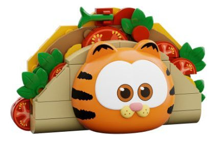 Set De Construcción Garfield Taco Imán Refrigerador Pantasy