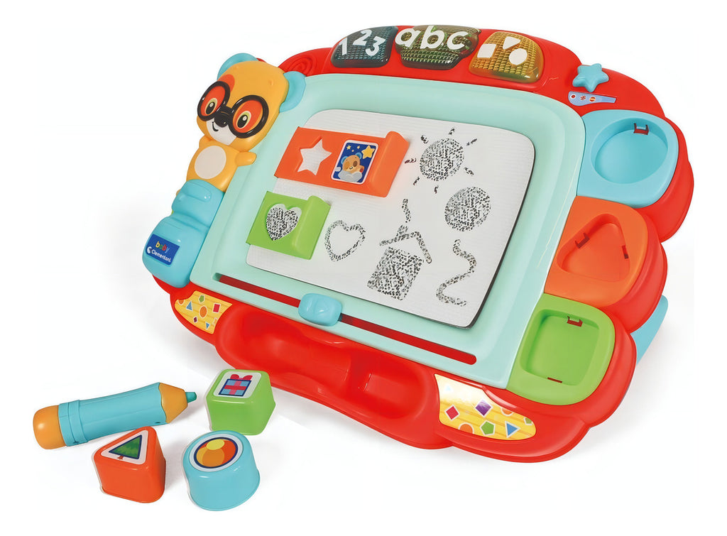 Pizarra Magnetica Infantil Musica Y Sonido Baby Clementoni Color Rojo