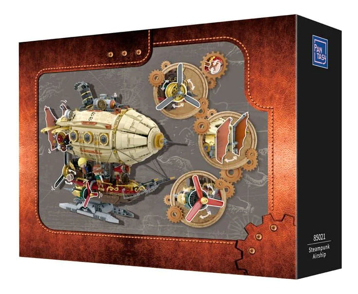 Set De Construcción Pantasy Dirigible Steampunk