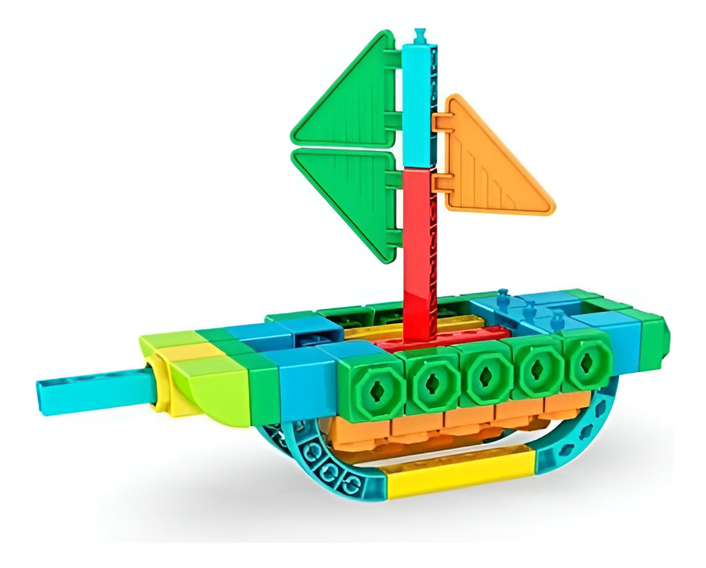 Qboidz 4 En 1 Nave Espacial Engino 43 Piezas Qb04b