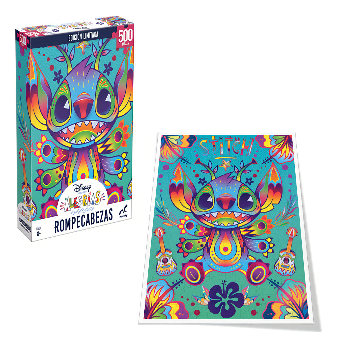 Stitch Disney Alegrías Rompecabezas 500 Piezas | Puzzle Original Coleccionable Ideal Para Niños Y Adultos