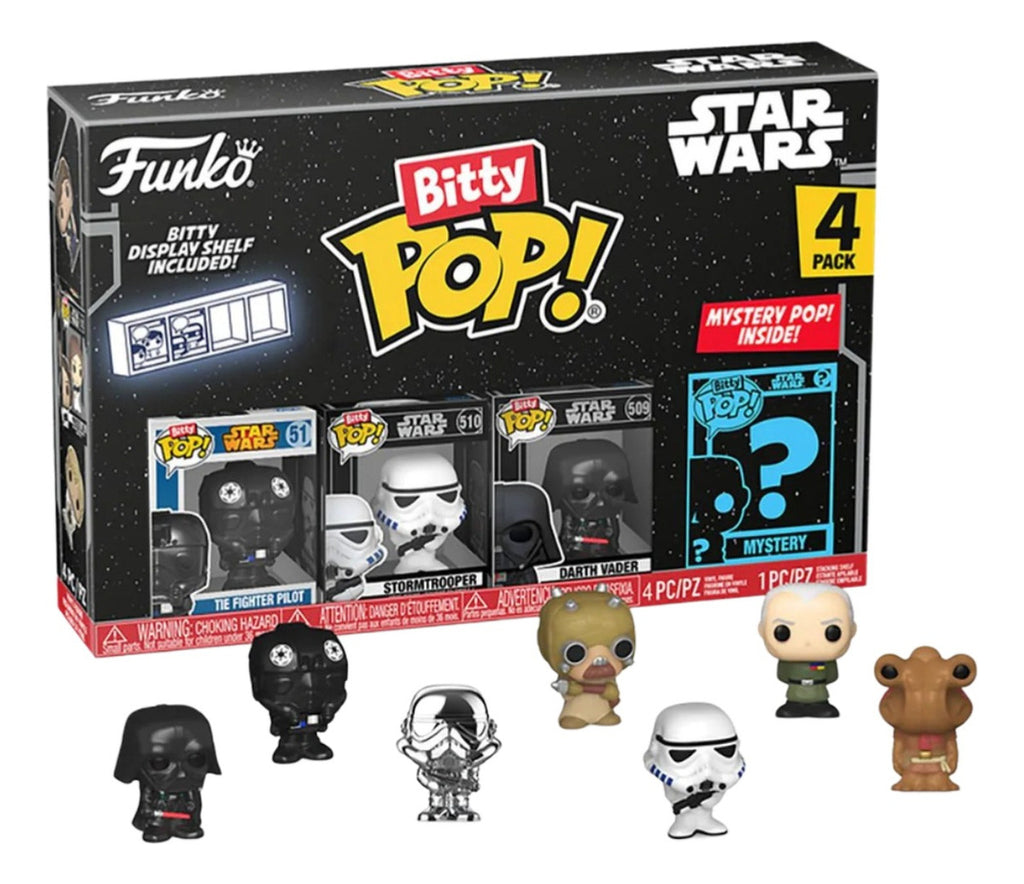 Pack X4 Funko Bitty Pop! Star Wars - Darth Vader