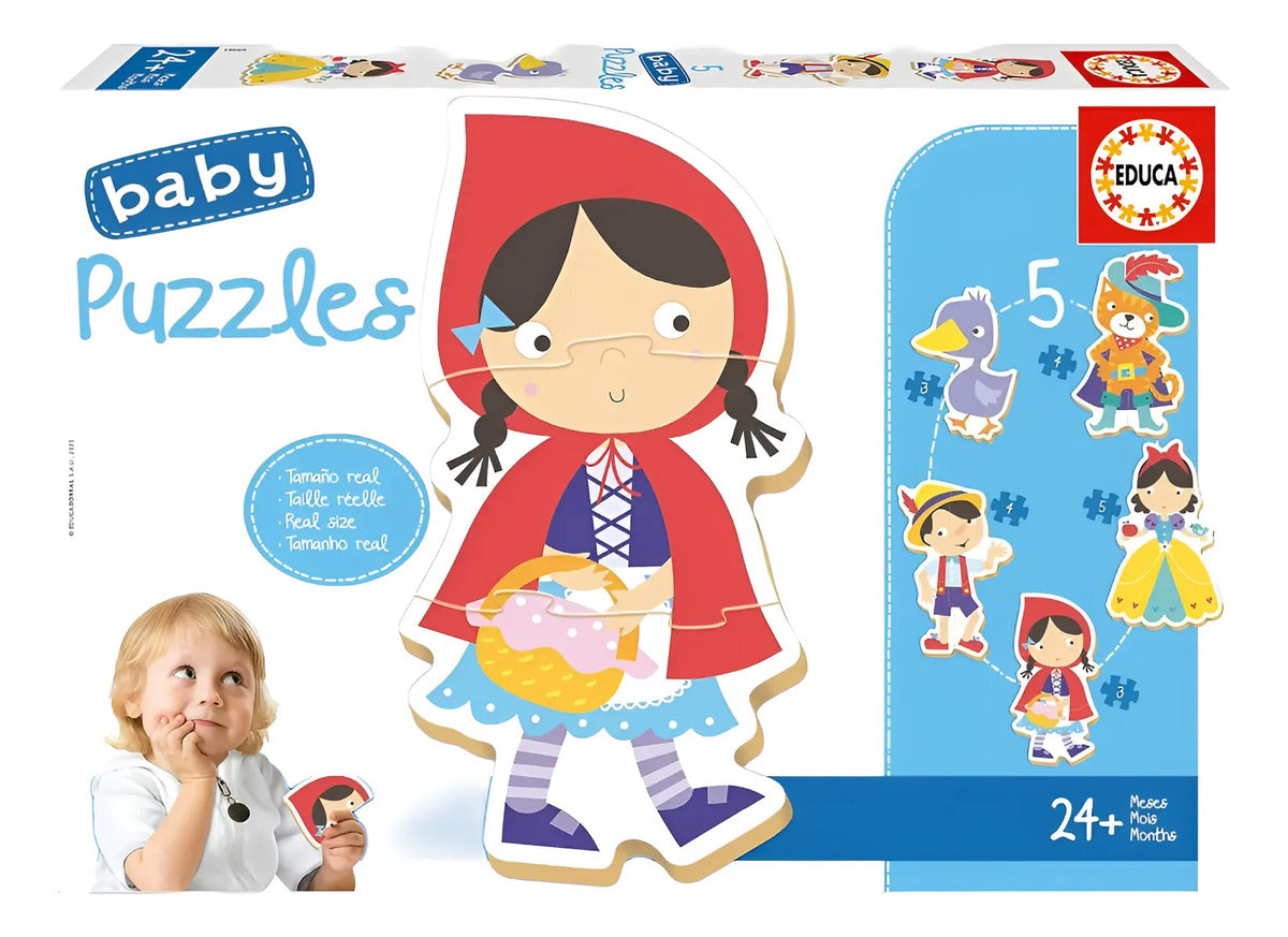 Rompecabezas Progresivo Baby Puzzle Érase Una Vez Educa 19pz