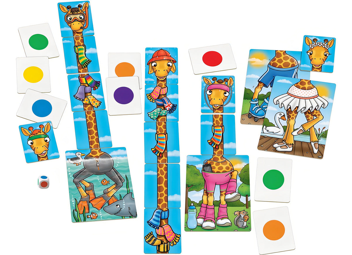 Juego Toys Giraffes In Scarves Orchard Toys En Inglés