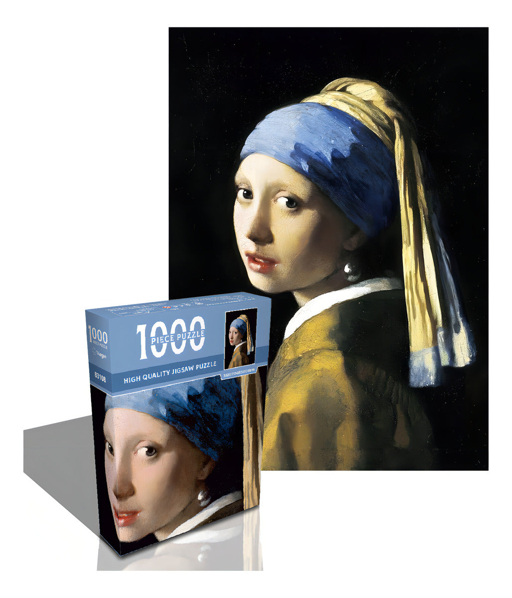 Rompecabezas Joven Con Arete De Perla Vermeer 1000 Pz Clementoni