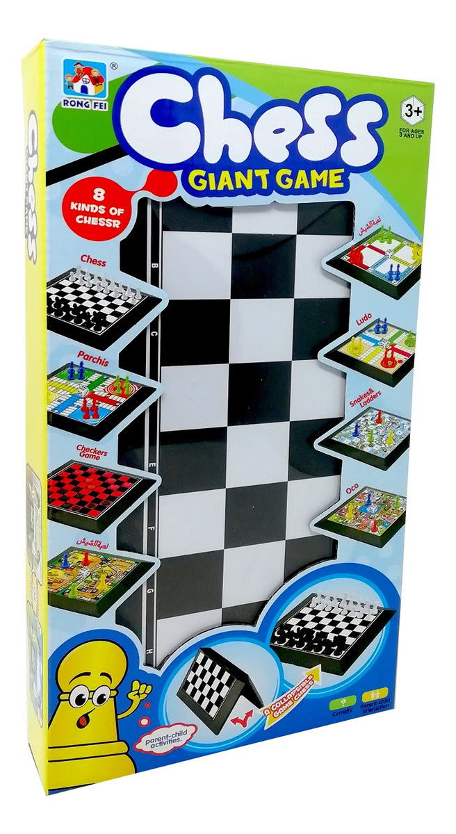 Ajedrez Clásico Juego De Mesa Para Niños Tablero Plegable