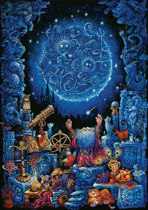 Astrología Rompecabezas Neón Art Puzzle 1000 Piezas 4325