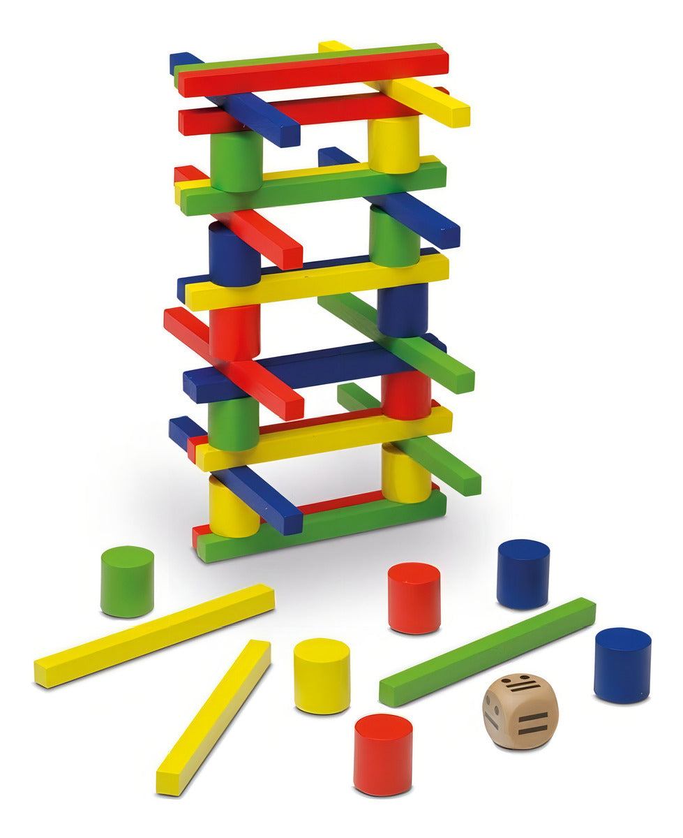 Balance Equilibrio De Madera En Caja De Metal Travel Size