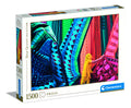 Rompecabezas Textiles Y Colores 1500p Clementoni Telas Ondas
